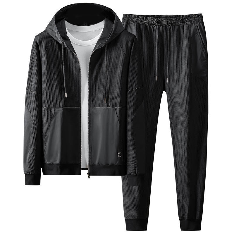 Men's Tracksuits Spring And Autumn Sports Leisure Suit | Lootario - Lootario