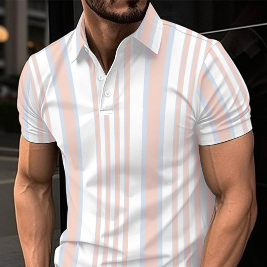 Striped Polo Shirt - Chic Summer Fashion | Lootario - Lootario