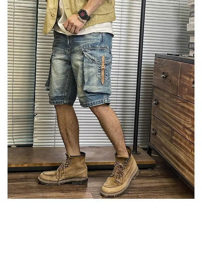 Men's Slim Denim Shorts - Summer Wardrobe | Lootario - Lootario
