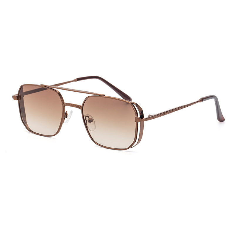 Men's Fashion Steampunk Sunglasses Side Bag Small Frame - Lootario